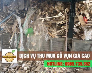 Dịch vụ thu mua gỗ vụn giá cao, nhanh chóng, phục vụ 24/7